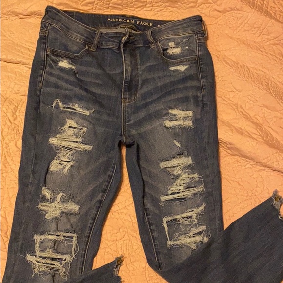 AE high rise jegging crop - Picture 1 of 3